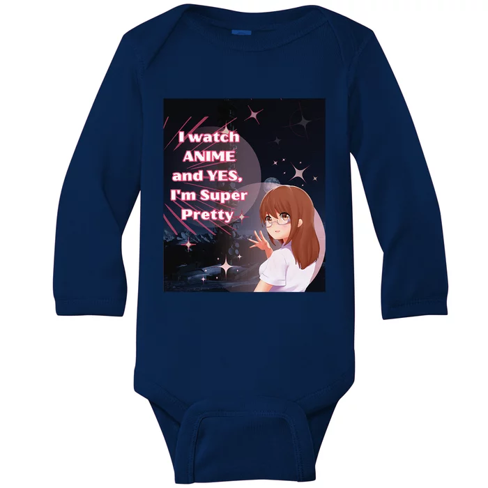 Anime & Manga Pretty Watch Anime Pink Baby Long Sleeve Bodysuit