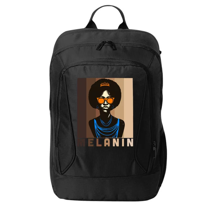 Afro Melanin Queen Cute Gift African American 'S Black Pride Gift City Backpack