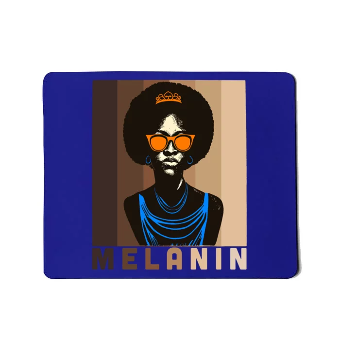 Afro Melanin Queen Cute Gift African American 'S Black Pride Gift Mousepad