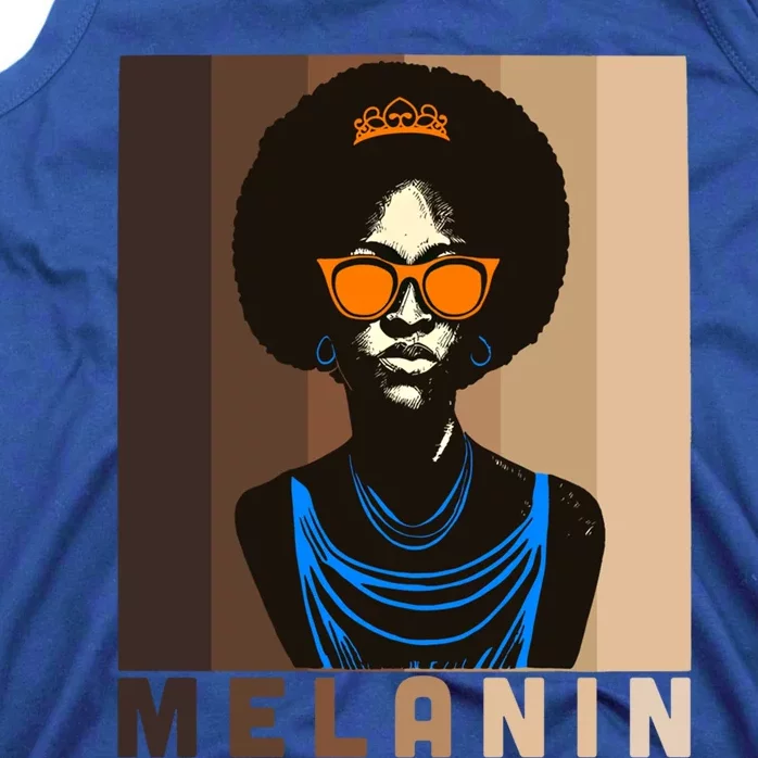 Afro Melanin Queen Cute Gift African American 'S Black Pride Gift Tank Top