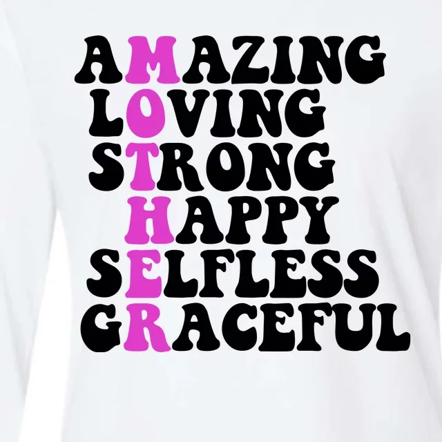 Amazing Mother Quote Cute Gift Womens Cotton Relaxed Long Sleeve T-Shirt