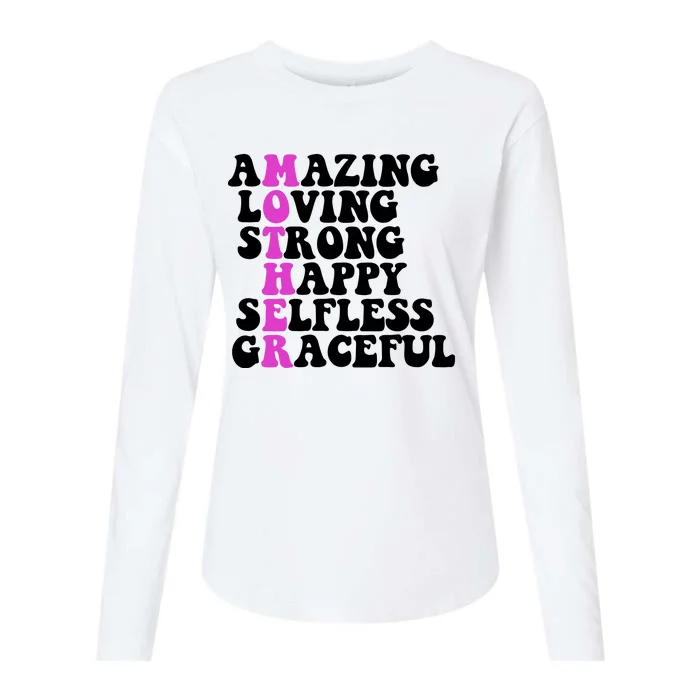 Amazing Mother Quote Cute Gift Womens Cotton Relaxed Long Sleeve T-Shirt