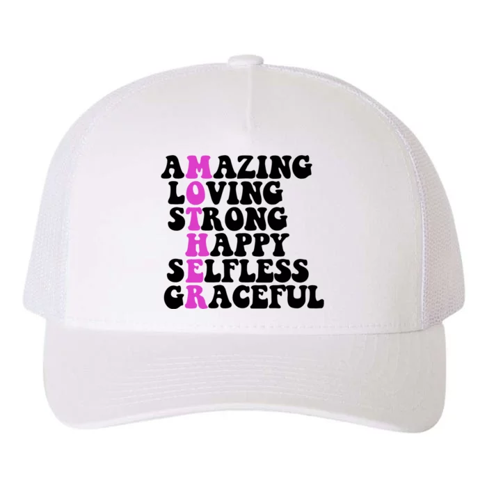 Amazing Mother Quote Cute Gift Yupoong Adult 5-Panel Trucker Hat