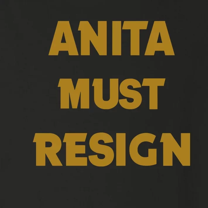 Anita Must Resign Toddler Long Sleeve Shirt