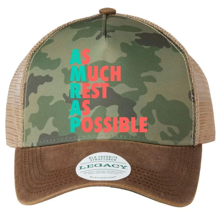 As Much Rest As Possible AMRAP Funny Cool Trendy Gym USA Tee Legacy Tie Dye Trucker Hat