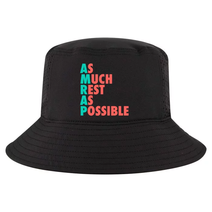 As Much Rest As Possible AMRAP Funny Cool Trendy Gym USA Tee Cool Comfort Performance Bucket Hat