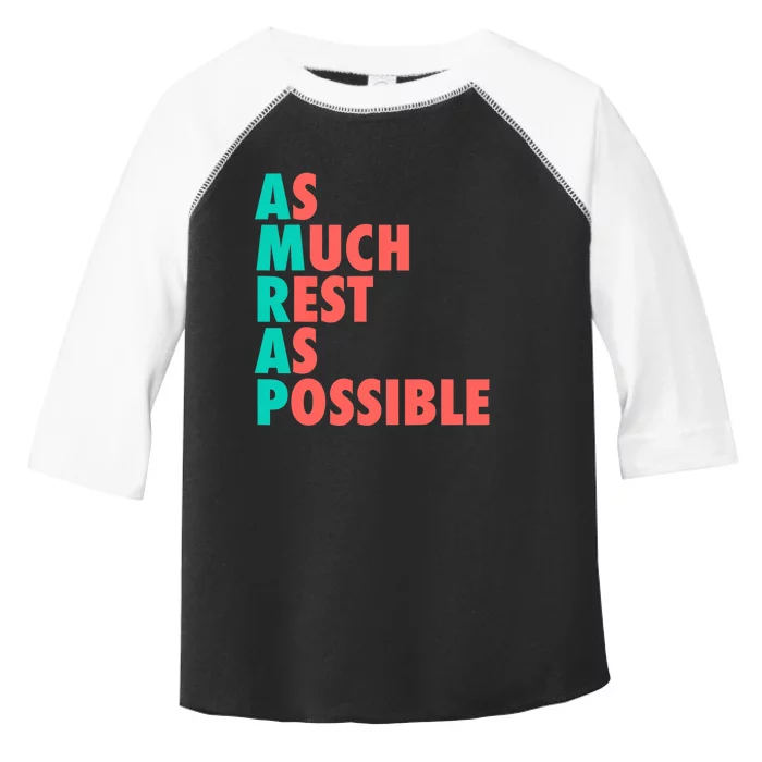 As Much Rest As Possible AMRAP Funny Cool Trendy Gym USA Tee Toddler Fine Jersey T-Shirt