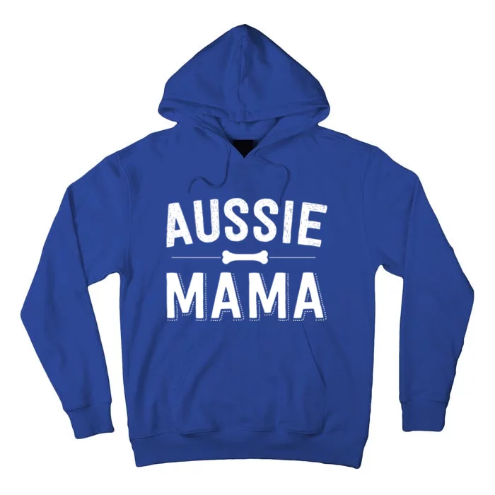 Aussie Mama Red Merle Australian Shepherd Farm Dog Mom Cute Gift Tall Hoodie