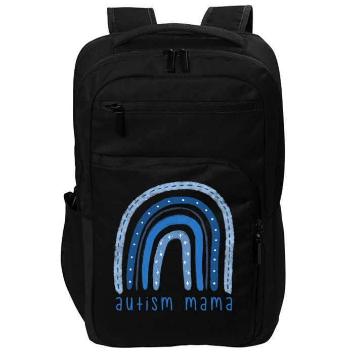 Autism Mama Rainbow Awareness Impact Tech Backpack