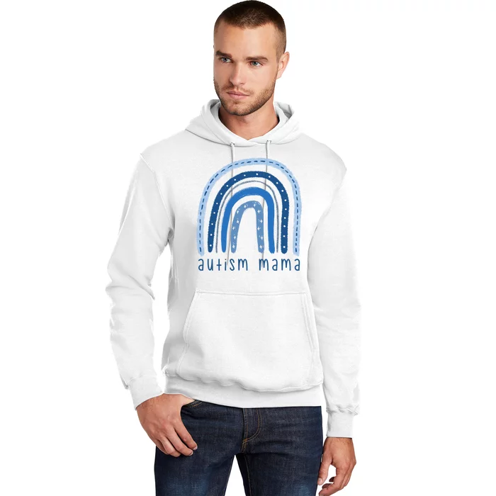 Autism Mama Rainbow Awareness Hoodie