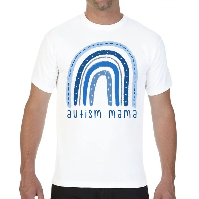 Autism Mama Rainbow Awareness Comfort Colors T-Shirt