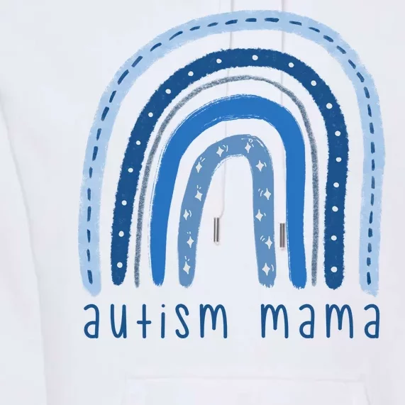 Autism Mama Rainbow Awareness Premium Hoodie