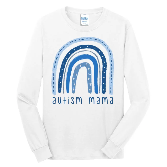 Autism Mama Rainbow Awareness Tall Long Sleeve T-Shirt