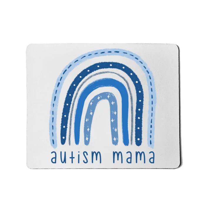 Autism Mama Rainbow Awareness Mousepad