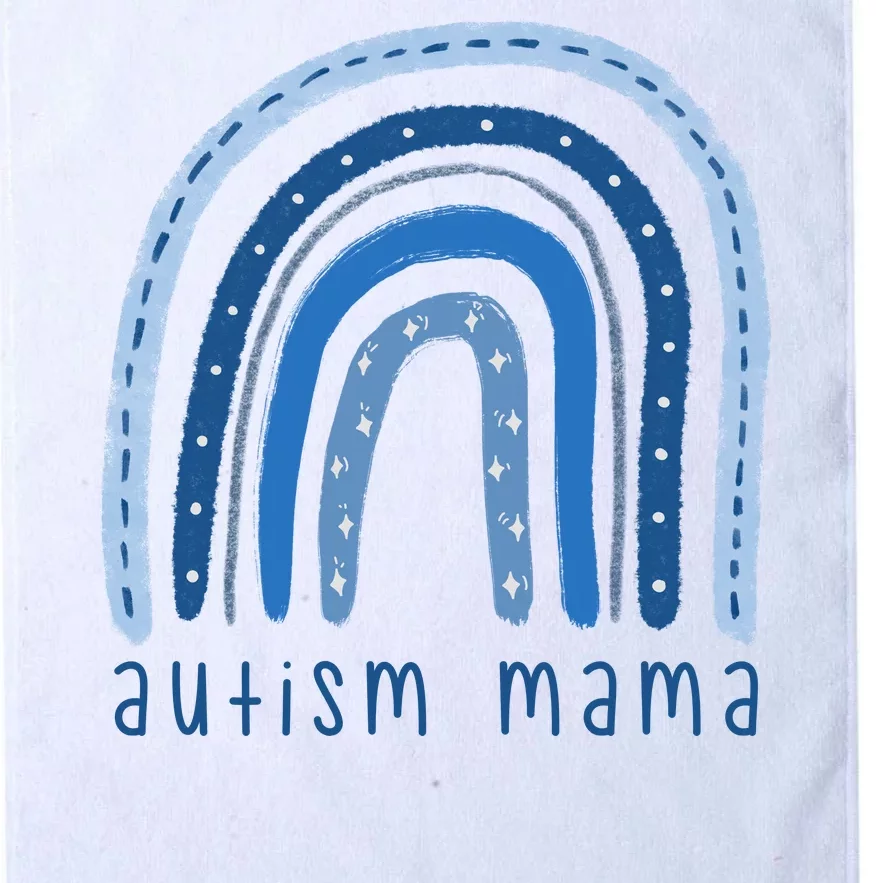 Autism Mama Rainbow Awareness Platinum Collection Golf Towel