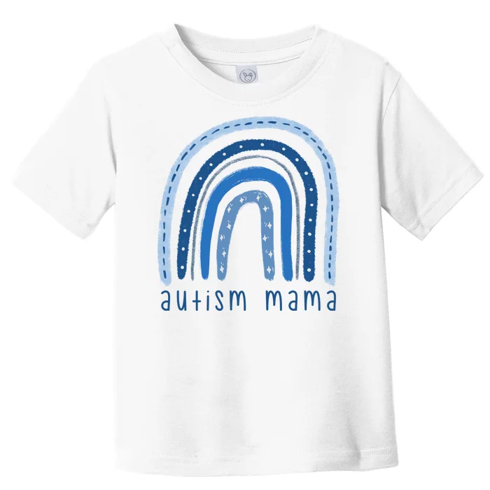 Autism Mama Rainbow Awareness Toddler T-Shirt