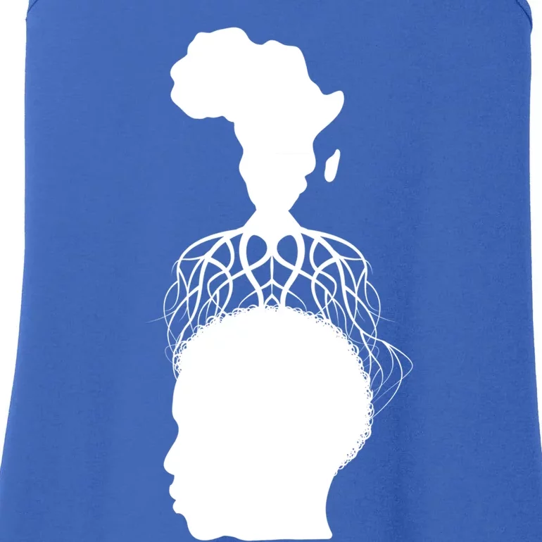 Africa Map Roots Afro African Continent Pride Funny Gift Ladies Essential Tank