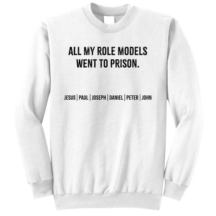 All My Role Models Went To Prison Jesus Paul Joseph Sweatshirt