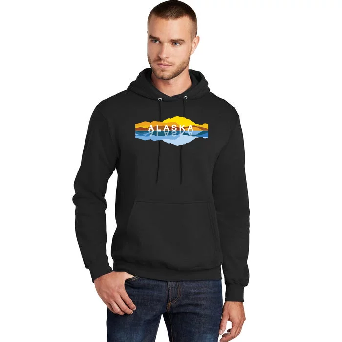 Alaska Mountain Reflections Denali Mountain Souvenir Tall Hoodie