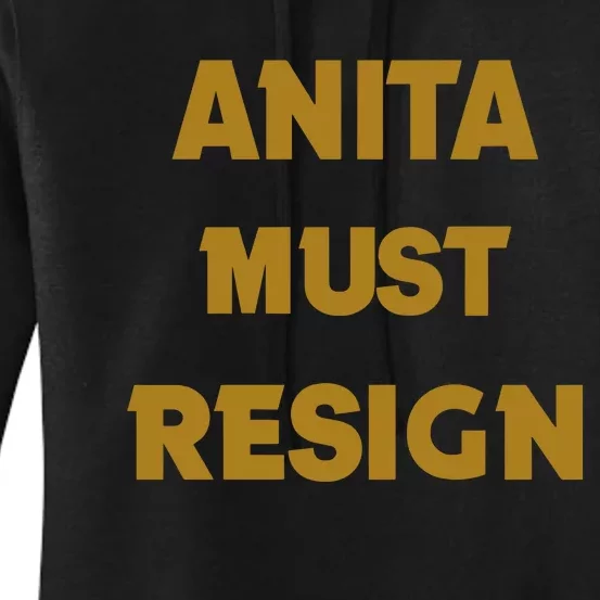 Anita Must Resign Women's Pullover Hoodie