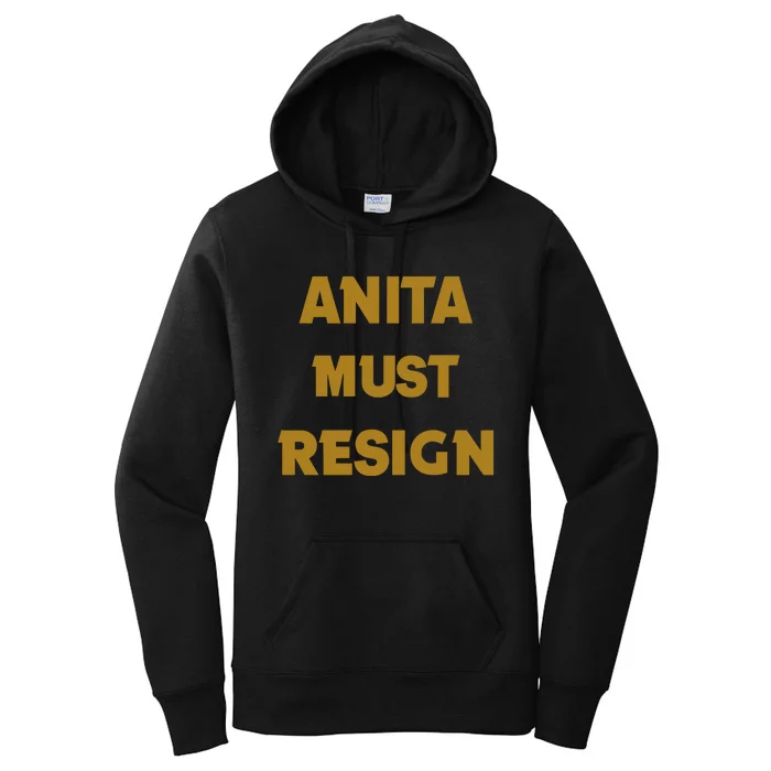 Anita Must Resign Women's Pullover Hoodie