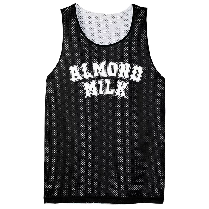 Almond Milk Retro Sports Arch Almond Milk Mesh Reversible Basketball Jersey Tank