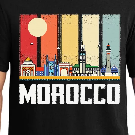 Africa Morocco Skyline Moroccans African Souvenir Gibraltar Pajama Set