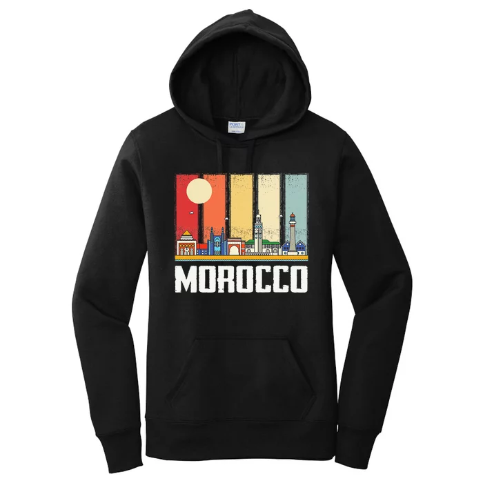 Africa Morocco Skyline Moroccans African Souvenir Gibraltar Women's Pullover Hoodie