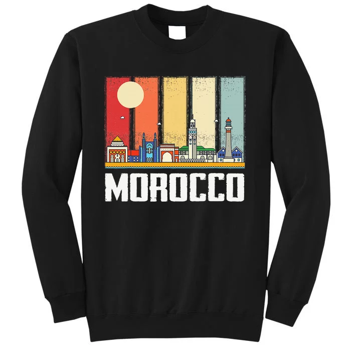 Africa Morocco Skyline Moroccans African Souvenir Gibraltar Tall Sweatshirt