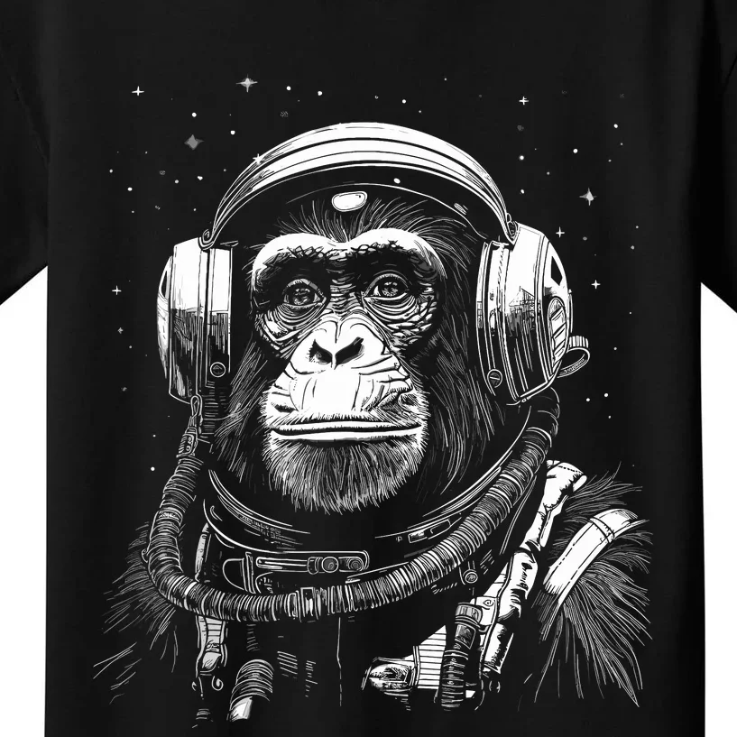 Astronaut Monkey Space Exploration Kids T-Shirt