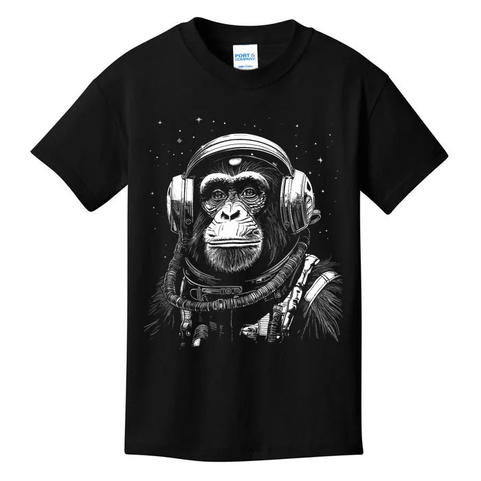 Astronaut Monkey Space Exploration Kids T-Shirt