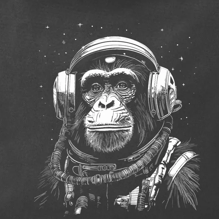 Astronaut Monkey Space Exploration Zip Tote Bag