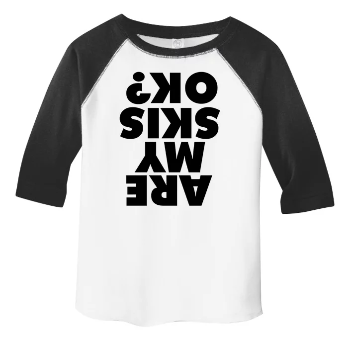 Are My Skis Ok? Gift Toddler Fine Jersey T-Shirt