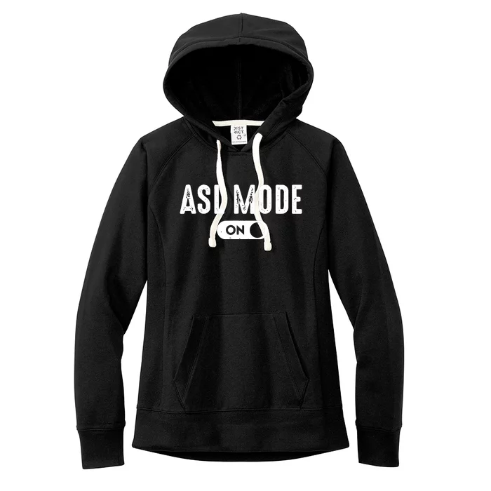 ASL Mode Sign Language Gift Deaf Gift ASL Teacher Gift Women's Fleece Hoodie