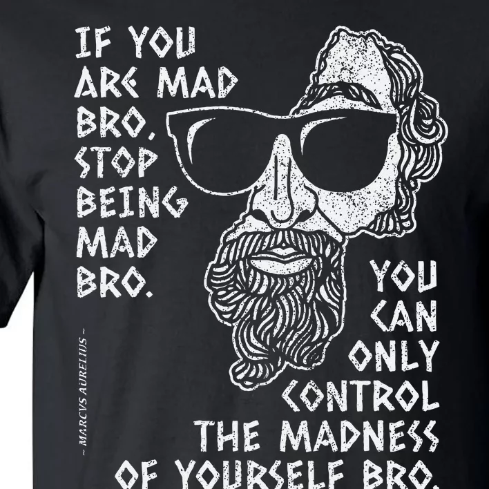 Aurelius Marcus Stoicism Philosopher Funny Wisdom Quote Tall T-Shirt