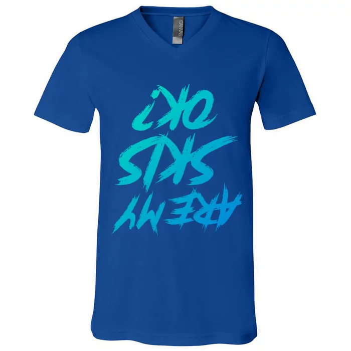 Are My Skis Okay Gift V-Neck T-Shirt