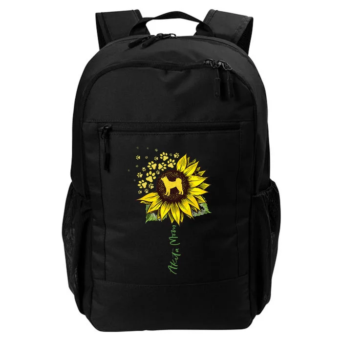 Akita Mom Sunflower Akita Inu Lover Gifts Dog Mom Daily Commute Backpack