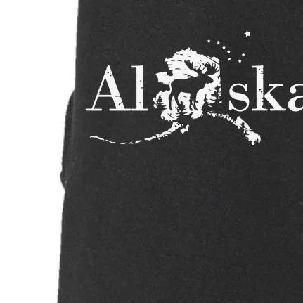 Alaska Map State Doggie 3-End Fleece Hoodie