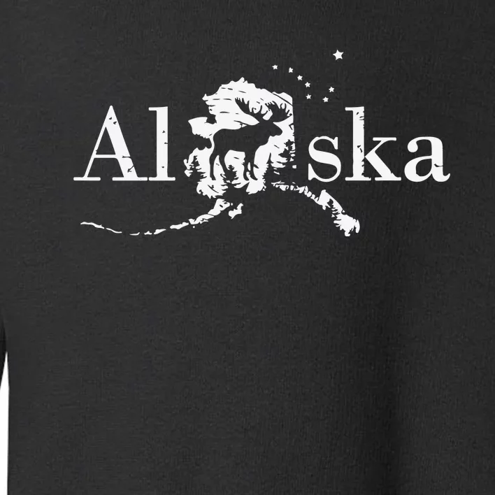 Alaska Map State Toddler Sweatshirt