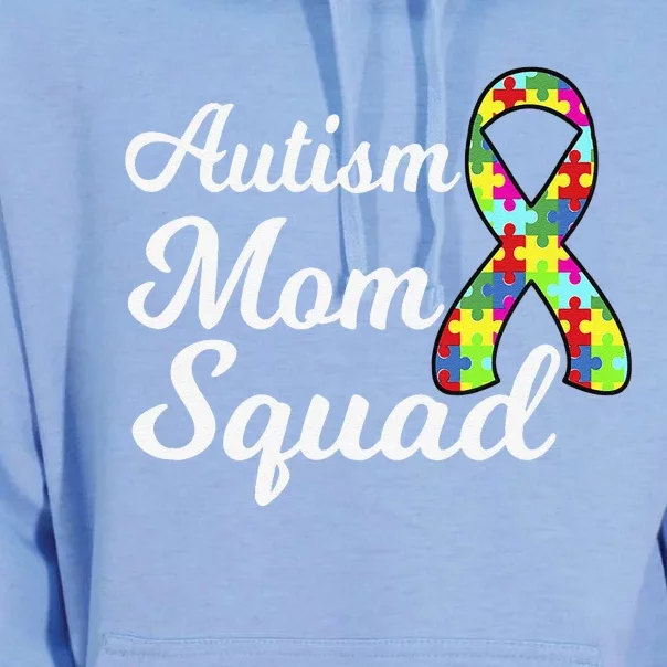 Autism Mom Squad Autism Awareness Puzzle Ribbon Unisex Surf Hoodie