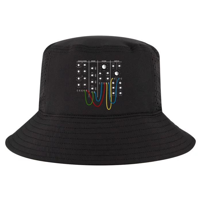 Analog Modular Synthesizer Panel Electronic Musician Cool Comfort Performance Bucket Hat