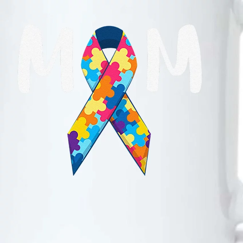 Autism Mom Support Awareness Autistic Parents Gifts Black Color Changing Mug