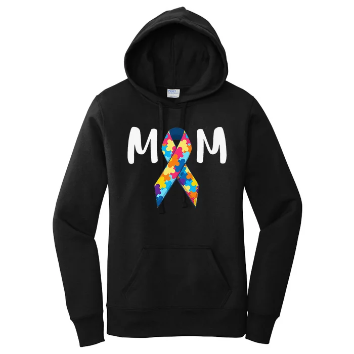 Autism Mom Support Awareness Autistic Parents Gifts Women's Pullover Hoodie