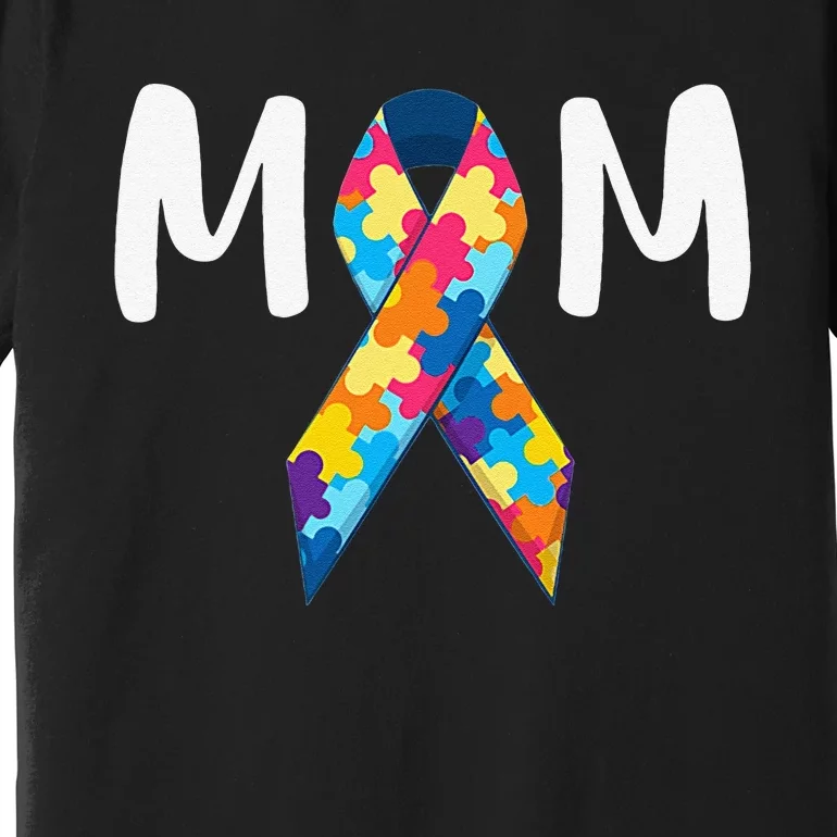 Autism Mom Support Awareness Autistic Parents Gifts Premium T-Shirt