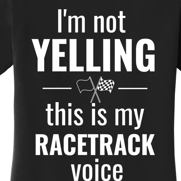 Auto Motorsports Stock Car Dirt Track Racing Quotes Cool Gift Women's T-Shirt