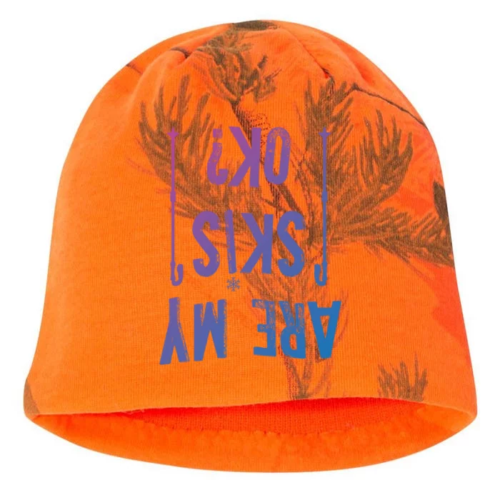 Are My Skis Ok?Skier Skiing Mountains Winter Sports Ski Fan Great Gift Kati - Camo Knit Beanie