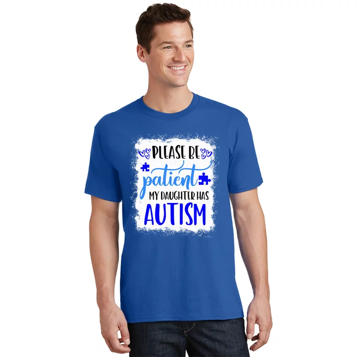 Autism Mom Shirt My Daughter Has Autism April We Wear Blue T-Shirt