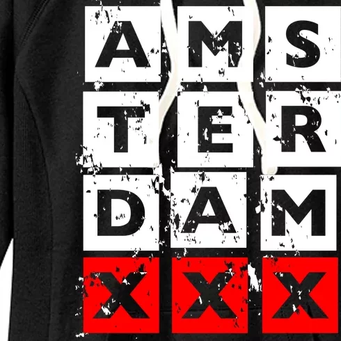 Amsterdam Red Light District Women's Fleece Hoodie