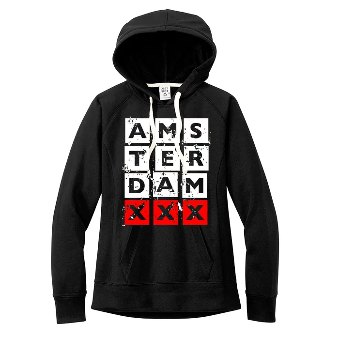 Amsterdam Red Light District Women's Fleece Hoodie