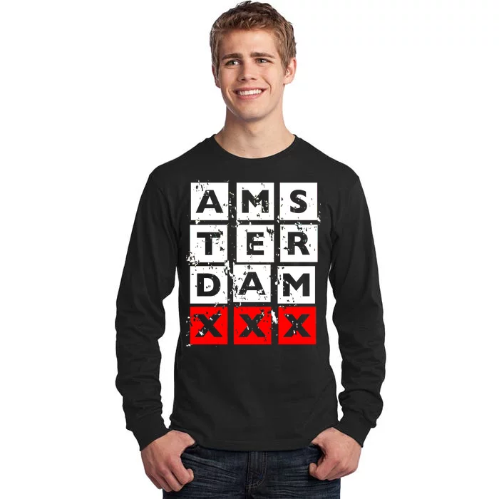 Amsterdam Red Light District Tall Long Sleeve T-Shirt